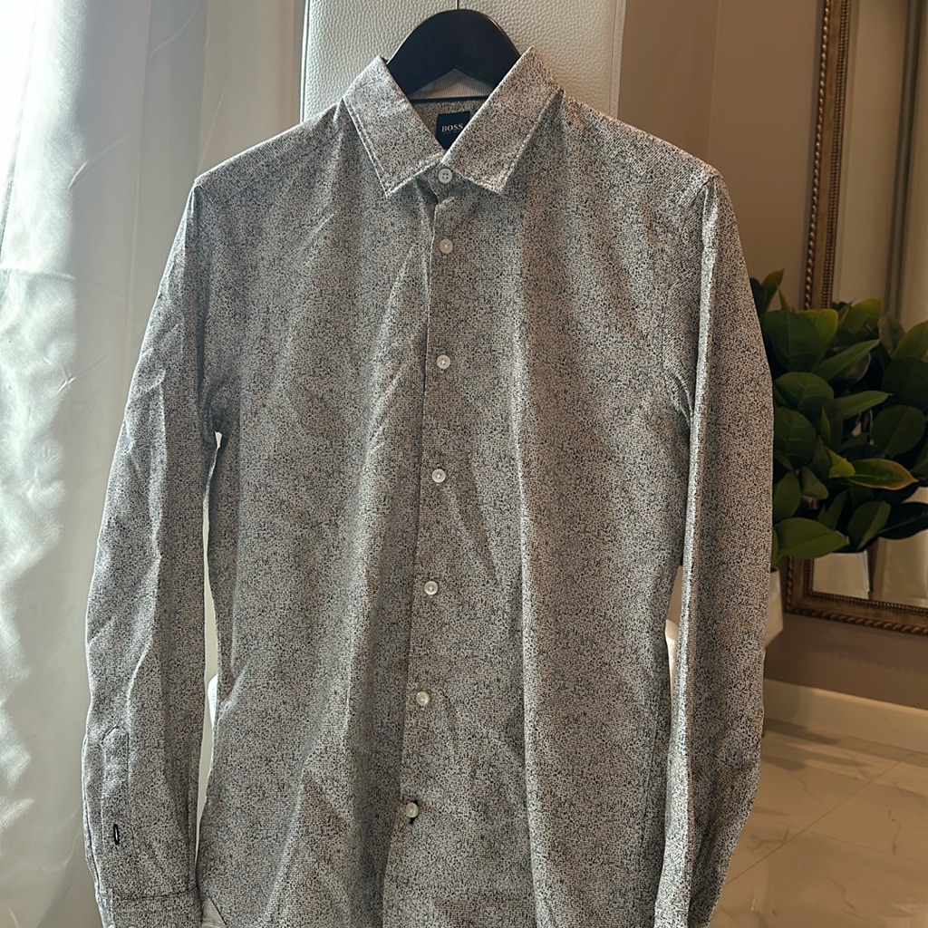 Hugo Boss Mens Button Front Shirt